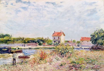 De Loing bij Saint-Mammes, 1885